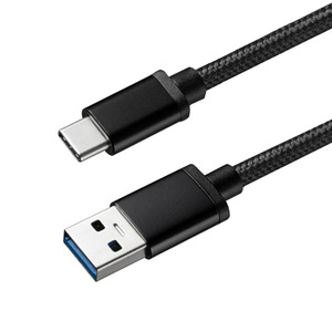 Cable de datos USB 3.0 a tipo C de 1 m con trenzado de nailon para carga rápida de teléfonos móviles. - Product Image 4