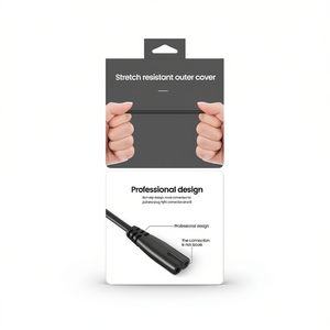 สายไฟ 2 พิน 1.5 ม. ปลอกหุ้มด้านนอกทนต่อการยืดหยุ่น ดีไซน์ระดับมืออาชีพ - Product Image 3