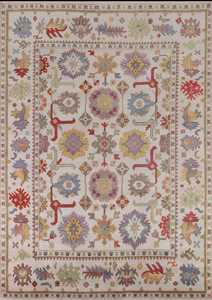 Alfombra de Lana Oushak 100% Hecha a Mano, Anudada a Mano, para Sala de Estar, Ejercicio, Oración, Picnic, Regalo, un Área Versátil - Product Image 2