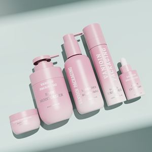 Botellas de loción de plástico personalizables de lujo al por mayor, frascos y pulverizadores de niebla para marcas de cosméticos, conjunto de embalaje de lujo para el cuidado de la piel - Product Image 5
