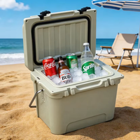 Contenitore Termico Rotostampato in PE OEM ODM 20qt, Borsa Frigo Isolante Resistente con Manico Antiscivolo Impermeabile per Campeggio e Pesca all'Aperto