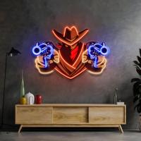 Enseigne néon LED personnalisée en gros alimentée par transformateur pour publicité, utilisation automobile, décoration extérieure de parcs à thème, personnages d'anime et de dessins animés