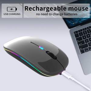 อุปกรณ์เสริมคอมพิวเตอร์เกมมิ่งแบบกำหนดเองได้ ไฟ LED  แบบ Dual-mode เงียบ ราคาถูก  แบบ USB และไร้สาย BT5.2  ชาร์จซ้ำได้ - Product Image 3