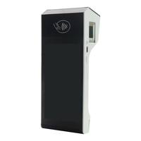 Terminal de point de vente portable Android 4G avec écran tactile HP de 5,5 pouces, imprimante thermique de reçus, PT50 USB GPS 1 Go de RAM 8 Go