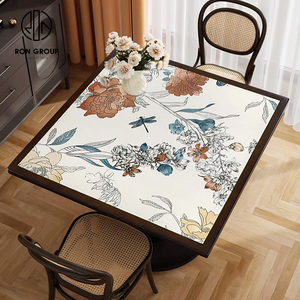 Vente chaude Café Hôtel Table et Chaises Ensemble Modèle Moderne Porcelaine <span class=keywords><strong>Ardoise</strong></span> Restaurant Table À Manger Top - Product Image 3