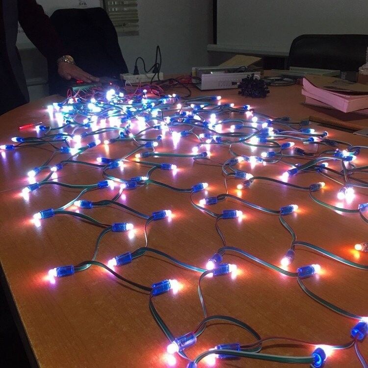 WS2811 5V 50pcs 12mm Diffused Digital RGB LED Pixel Light Individually Addressable Round c IP67 Waterproof DC · image 6