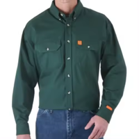 Combinaisons de soudage 100% coton pour soudeurs, vêtements de travail, chemise de travail à manches courtes ou longues, boutons pression perlés