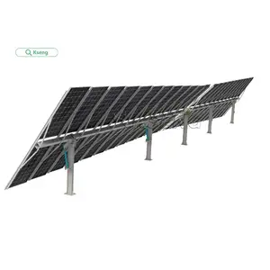 Seguimiento solar comercial Montaje en tierra Sistema de seguimiento solar Rastreador de un solo eje Solaire para paneles solares