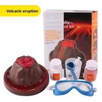 Matériel d'expérimentation scientifique sur l'éruption volcanique, kit DIY de chimie amusante et technologique pour l'éducation, avec sablier et dentifrice d'éléphant
