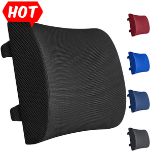 Cojín <span class=keywords><strong>de</strong></span> Soporte Lumbar <span class=keywords><strong>de</strong></span> Espuma Viscoelástica Premium para la Espalda y la Cintura, para <span class=keywords><strong>Silla</strong></span> <span class=keywords><strong>de</strong></span> Oficina, Conductor <span class=keywords><strong>de</strong></span> Automóvil, Masaje, Impermeable, Antibacteriano - Product Image 1