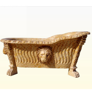 Baignoire en pierre <span class=keywords><strong>de</strong></span> travertin beige <span class=keywords><strong>de</strong></span> forme ovale <span class=keywords><strong>moins</strong></span> chère en gros - Product Image 4