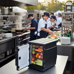 Vevor - Contenedor Térmico para Alimentos de 82 Qt, con Doble Hebilla, Carga Frontal, Caja Caliente para Catering, LLDPE, Lonchera para Restaurante - Product Image 2