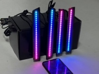 Nouveau feu de coin automobile avec stroboscope LED, feux de jour arrière (DRL) et feux de position latéraux - Étanchéité IP65, 12V, compatible universel, feux de jour