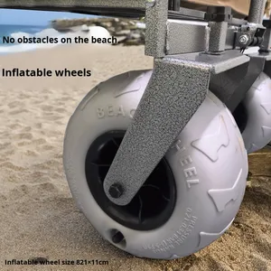<span class=keywords><strong>Plage</strong></span> Camping En Plein Air Pique-Nique <span class=keywords><strong>Pliable</strong></span> Poussoir Avec Roues Gonflables Grande Capacité Handcart - Product Image 6