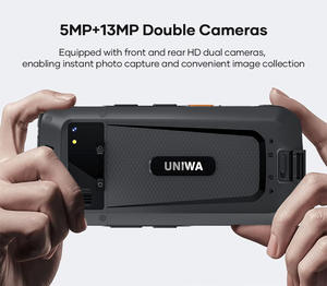 UNIWA M600, Teléfono Resistente Industrial con Pantalla Táctil de 6 Pulgadas, PDA Android con Correa de Mano - Product Image 3