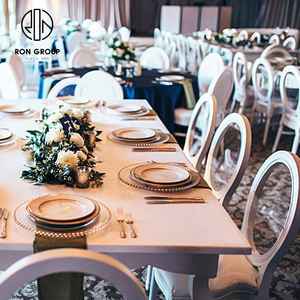Chine <span class=keywords><strong>Luxe</strong></span> Louis Métal Événement Fête <span class=keywords><strong>De</strong></span> Mariage Meubles Design Chaises <span class=keywords><strong>Florence</strong></span> Ovale Dos Or Finition pour Banquets Hôtel Plastique - Product Image 2