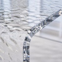 Table Basse Moderne en Acrylique Transparent Personnalisée, Forme Nuage, avec Rangement, pour Maison, Hôtel, Salon, Chambre à Coucher, Meuble de Luxe