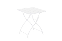 Table de bistrot carrée pliable d'extérieur, table de repas pliable pour jardin, balcon, camping, petit espace