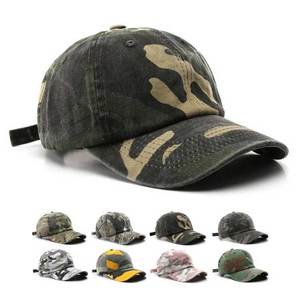 Săn bắn ngoài trời ngụy trang rừng hat Camo lá thể thao Mũ bóng chày Mũ 6 Bảng Camo Mũ bóng chày - Product Image 1