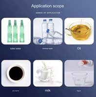Mélangeur semi-automatique pour eau gazeuse aromatisée, production de boissons gazeuses (Cola), pompe haute pression à 4 têtes pour verre motorisé