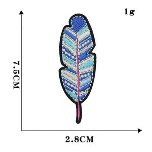 Nouveauté : Patch brodé thermocollant motif feuille magnifique pour vêtements et sacs - Product Image 5