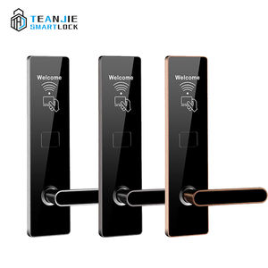 अमेरिकी मानक 304 स्टेनलेस स्टील rf कार्ड इलेक्ट्रॉनिक होटल लकड़ी के दरवाजे के साथ सुरक्षित लॉक - Product Image 2