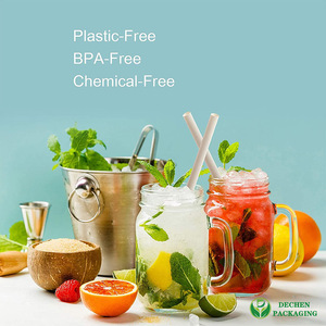 Biodegradable Straw Pla Corn Paper Packaging Compostable Straws