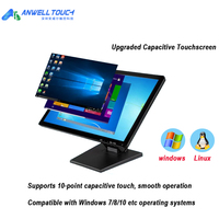 OEM ODM Écran tactile capacitif PCAP de 15, 17, 19 pouces pour ordinateur de bureau, caisse enregistreuse, tablette POS, moniteur LCD, machine POS pour restaurant