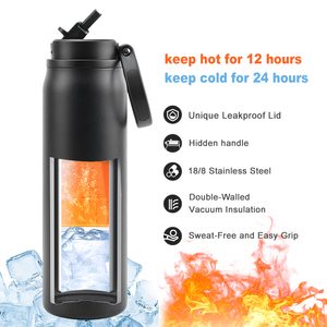 Custom Logo 32oz 1000ml Travel Double Wall Vacuum Flask BPA-Free Leak-Proof Sports Water Bottle stainless steel - Product Image 6