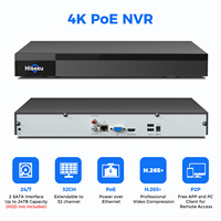 Hiseeu H.265 5MP 32 Canaux Bullet PTZ Dôme Vidéo Surveillance Intérieure IP PoE NVR 32 Canaux NVR Système de Caméras CCTV Extérieures