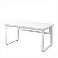 Bureau rectangulaire simple pour la chambre et le bureau, poste de travail multifonctionnel, table d'ordinateur, bureau d'étude pour étudiants