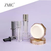 Ensemble de contenants cosmétiques : Tubes à rouge à lèvres noirs brillants vides de 6 ml, Contenant double paroi pour poudre libre avec tamis