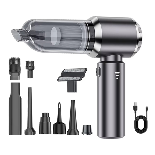 Portable Brushless Cordless Car Vacuum Cleaner, High Suction Handheld Rechargeable Dust Blower
