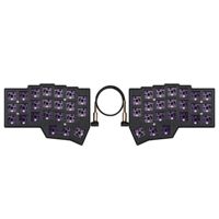 OEM ODM Corne V4 40 Wired Split Mechanical Keyboard Kit ColumnStaggered Ergonomic DIY Barebone with 3D Printed Case HotSwap RGB