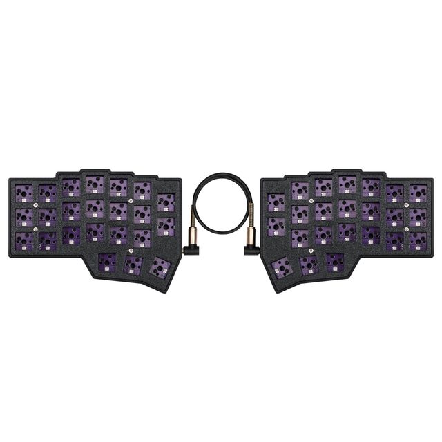 OEM ODM Corne V4 40 Wired Split Mechanical Keyboard Kit ColumnStaggered Ergonomic DIY Barebone with 3D Printed Case HotSwap RGB