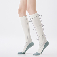 Chaussettes de sport professionnelles en coton peigné bouclette sans couture, à séchage rapide, antidérapantes, pour la course, la corde à sauter et le yoga