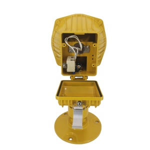Luces de Obstrucción Aérea Linterk para Entrada de Pista, LED, Clasificación IP54, Construcción de Aleación de Aluminio, Emisión Roja, Regulable - Product Image 5