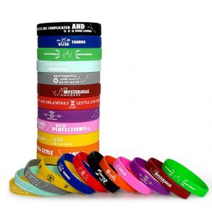 Pulseras de Silicona con los 12 Signos del Zodiaco, Pulsera Deportiva, Pulsera para Parejas, Pulsera de Constelación, Pulsera Personalizable de Silicona - Product Image 2