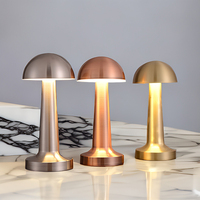 Lampe de table LED portable de luxe, modulable, en fer et métal, avec contrôle par batterie, design moderne pour bureau et chambre à coucher
