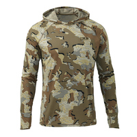 Camisa de hombre personalizada al por mayor, chaqueta de camuflaje para exteriores, traje de caza cálido de secado rápido