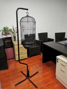 ペットケージスタンド金属屋外バードケージ快適な鳥小屋オウム遊び給餌スタンド - Product Image 6