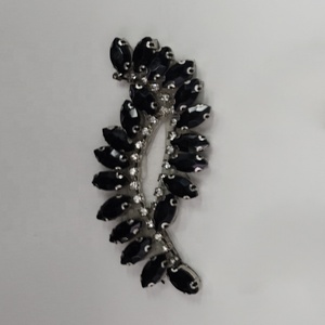 Aplique de Hoja <span class=keywords><strong>con</strong></span> Pedrería Hecho a Mano, <span class=keywords><strong>con</strong></span> Adhesivo Termofusible, <span class=keywords><strong>para</strong></span> Decoración de <span class=keywords><strong>Ropa</strong></span>, Manualidades y Accesorios DIY - Product Image 3