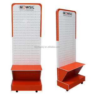 Tùy chỉnh cửa hàng bán lẻ nhựa Forex bọt Bảng hiển thị đứng PVC sàn móc Rack hiển thị cho vớ - Product Image 6