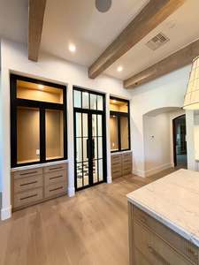 Magnifique îlot <span class=keywords><strong>de</strong></span> cuisine moderne modulaire en bois massif <span class=keywords><strong>de</strong></span> noyer, sur mesure, style classique - Product Image 4
