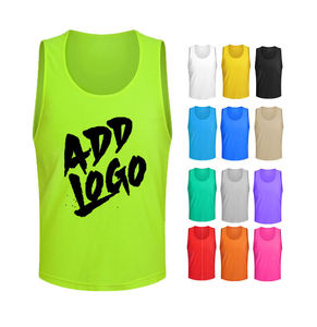 Maillots d'entraînement pour enfants les plus vendus, dossards de football en maille personnalisables par sublimation, service OEM pour le sport, impression de nom incluse - Product Image 1