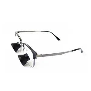 Fashion Transparent Frame TTL loupes 3.0X Large Field of View Wide Depth of Field Loupes IPD Customized TTL (PD range: 52-72mm)