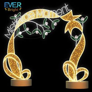 Luci a tunnel per festival natalizi, decorazione notturna per esterni in PVC per promenade costiere e percorsi da giardino - Product Image 1