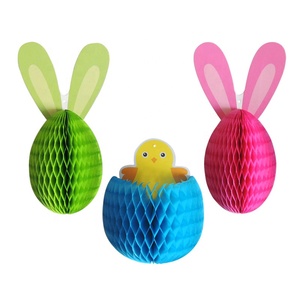 EASTTERN <span class=keywords><strong>Lapin</strong></span> <span class=keywords><strong>de</strong></span> Pâques <span class=keywords><strong>Lapin</strong></span> Nid d'abeille Décoration pour le Printemps Pâques Thème Décorations <span class=keywords><strong>de</strong></span> Fête Fournitures <span class=keywords><strong>de</strong></span> Fête - Product Image 2