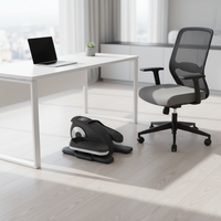 Bicicleta Estática Mini para Debajo del Escritorio, Diseño Nuevo de Fábrica, Máquina de Ejercicio para el Hogar, para Niños y Niñas, Ejercicio Cardiovascular Diario y Tonificación de Piernas