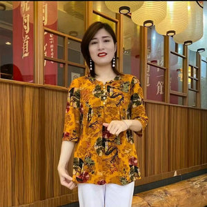4 डॉलर मॉडल hc001 आकार XL-<span class=keywords><strong>6XL</strong></span> बड़े मामा थोक और महिलाओं के लिए ब्लाउज - Product Image 3
